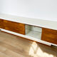 1970s rosewood and white east german sideboard midcentury drinks cabinet vintage