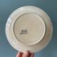 Set of 8 flat plates 19th century Terre de Fer, “Stella” Onnaing earthenware