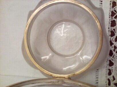 Candy box enamelled glass