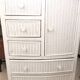 Chest of drawers in rattan