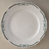 Plat rond terre de fer Longchamp Belleville