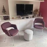 Conference Armchair (2) and Chair (1) set by Saarinen for Knoll