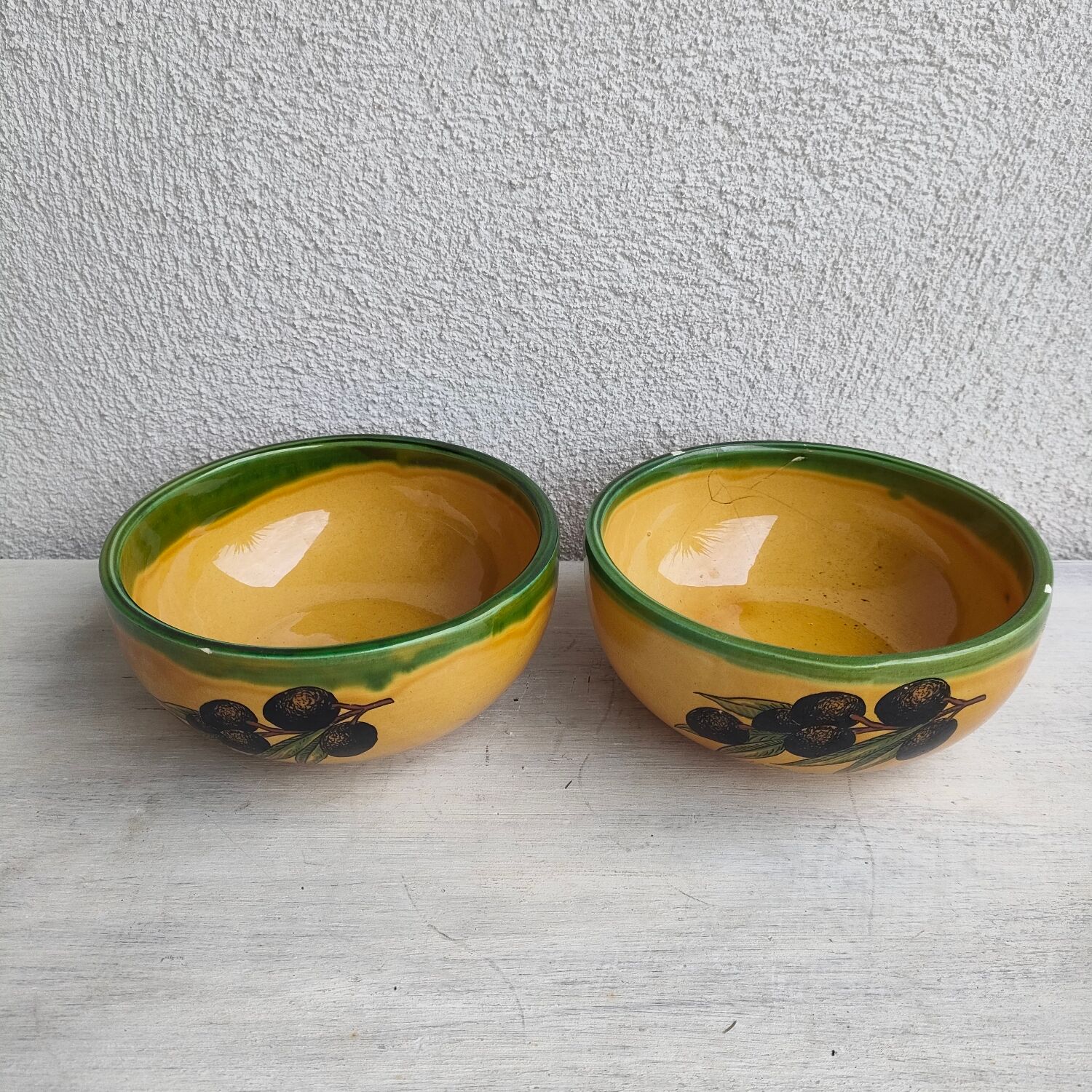 Lot of Provençal ceramic tableware