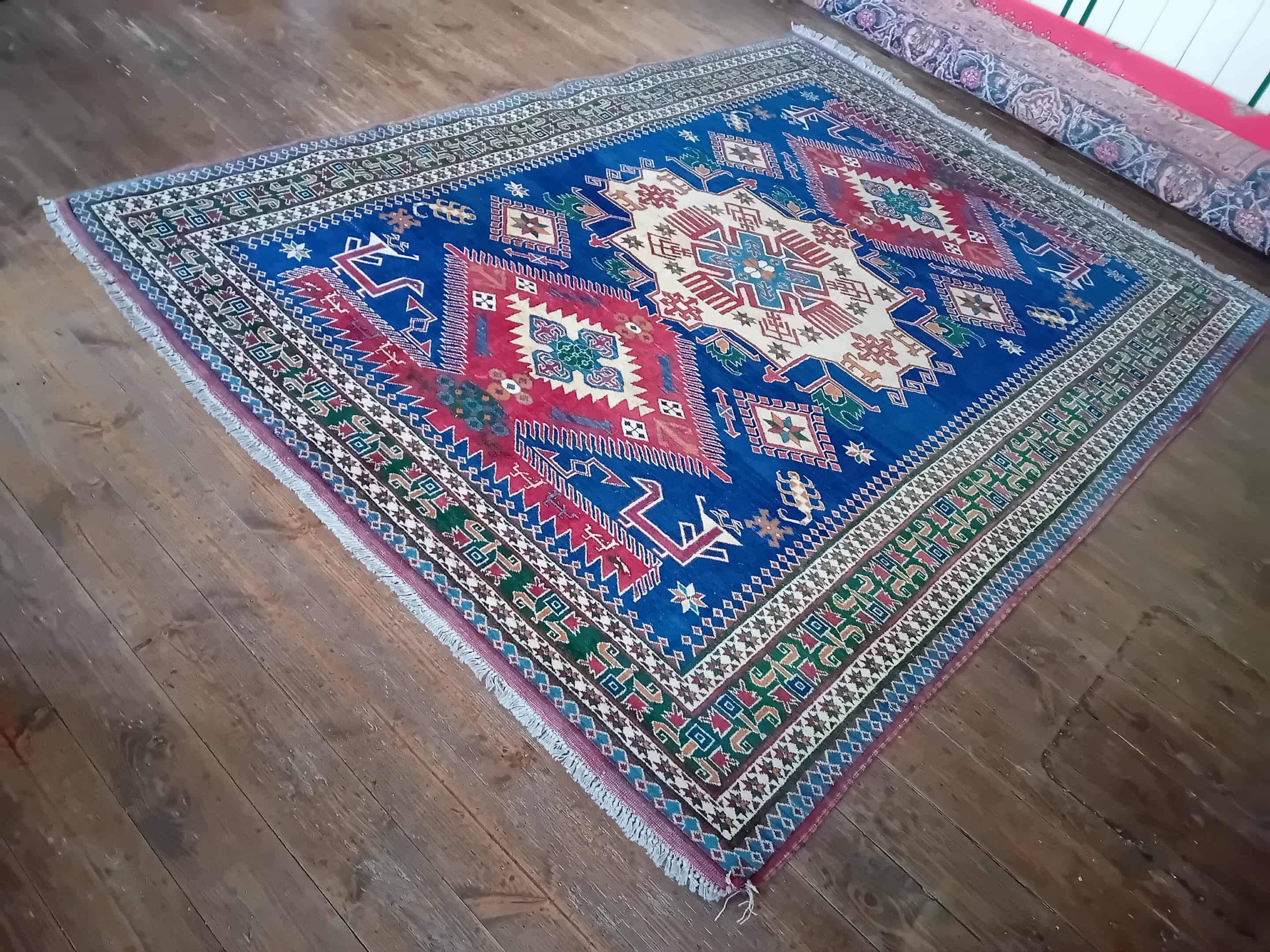 Handmade Chechen Caucasian Rug 234x175cm