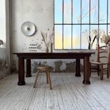 Dudouyt oak dining table 1940