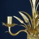 Golden suspension, 3 branches, wheat cob decoration.