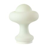 Lampe design champignon en verre dépoli mat Space Age Peill & Putzler