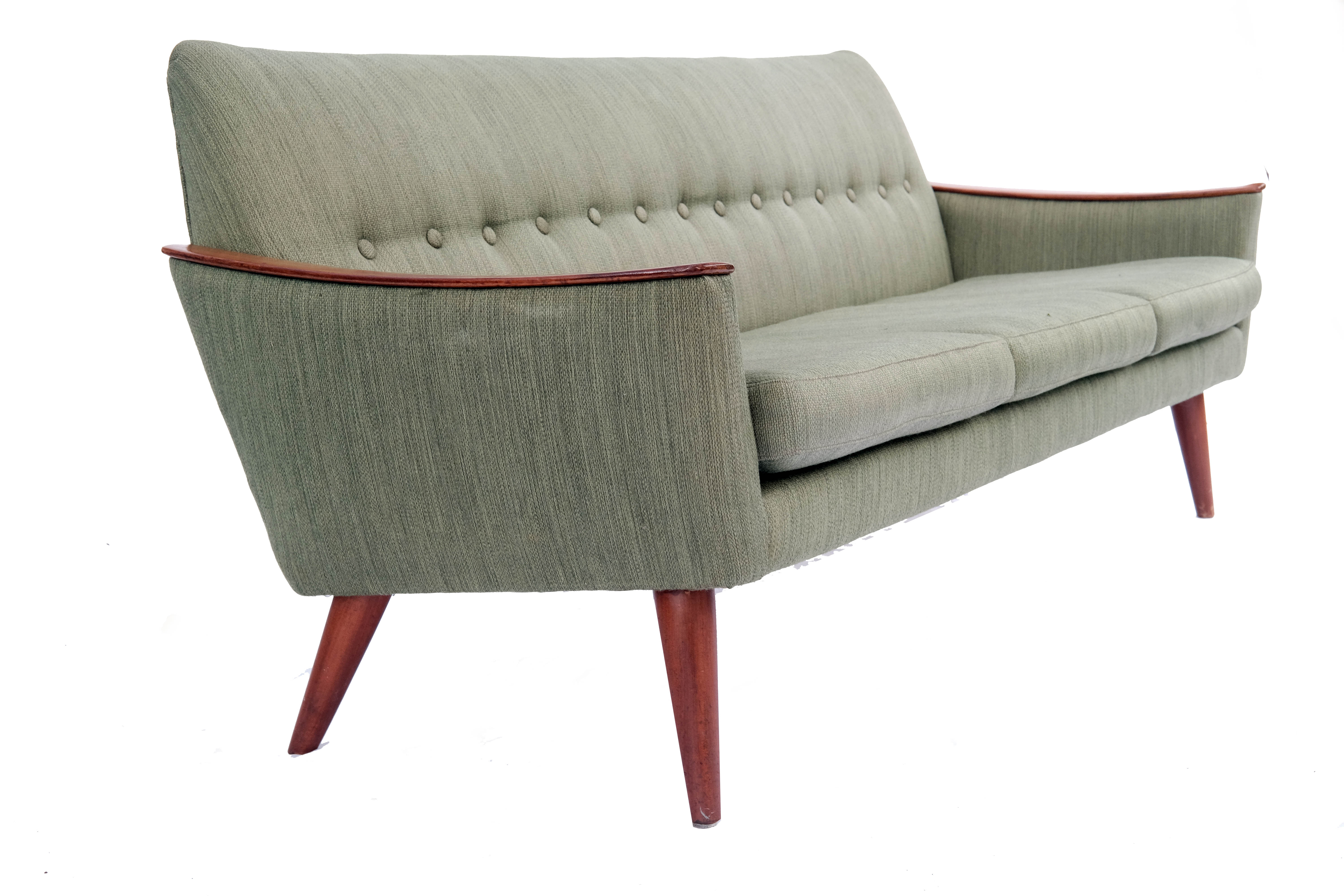 living room set,  norway 1960's, set of 2 armchairs & sofa