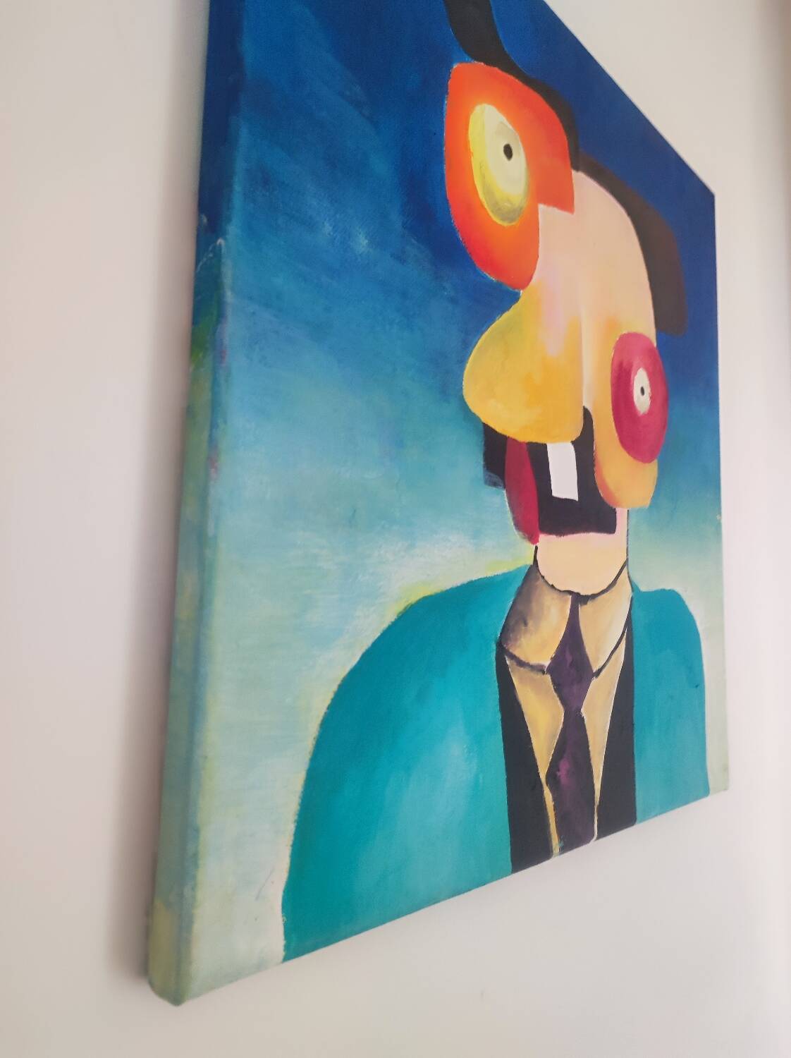 Abstract monster painting