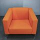 Enrico Franzolini Steel 2000 Orange Armchair for Moroso, Italy