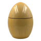 Tommaso Barbi, rare egg shaped large parchment box, TB Italy, ca. 1970