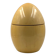 Tommaso Barbi, rare egg shaped large parchment box, TB Italy, ca. 1970