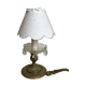 Ancient cave lamp in gilded bronze