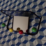 Vintage coat rack with mirror