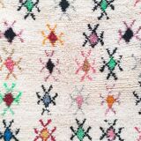 Handmade berber neon carpet 130 x 98 cm