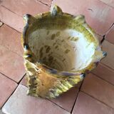 TAMEGROUTE POTTERY VASE IN GLAZED TERRACOTTA