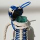 Scoubidou glass carafe