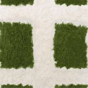 Tapis moderne motif quadrillage en laine 2COULEUR 250CMX150CM