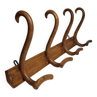 Porte manteau en bois courbé 1900