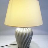Twisted ceramic lamp