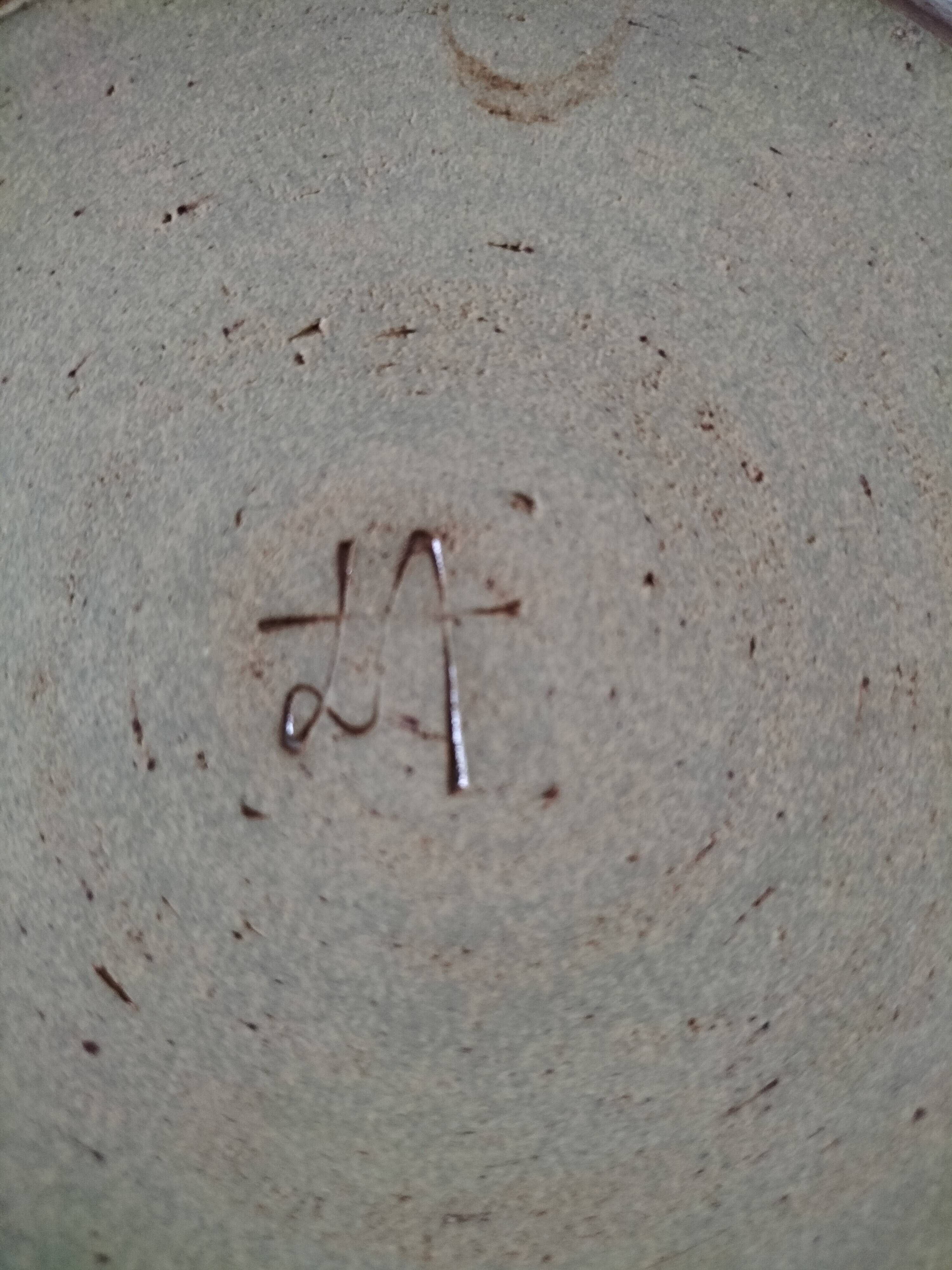 Stoneware coffee service signed Daniel Auger, Puisaye (Burgundy), 1970s