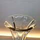 Vaas Art Deco Val Saint Lambert, Luxval series American model L transparent