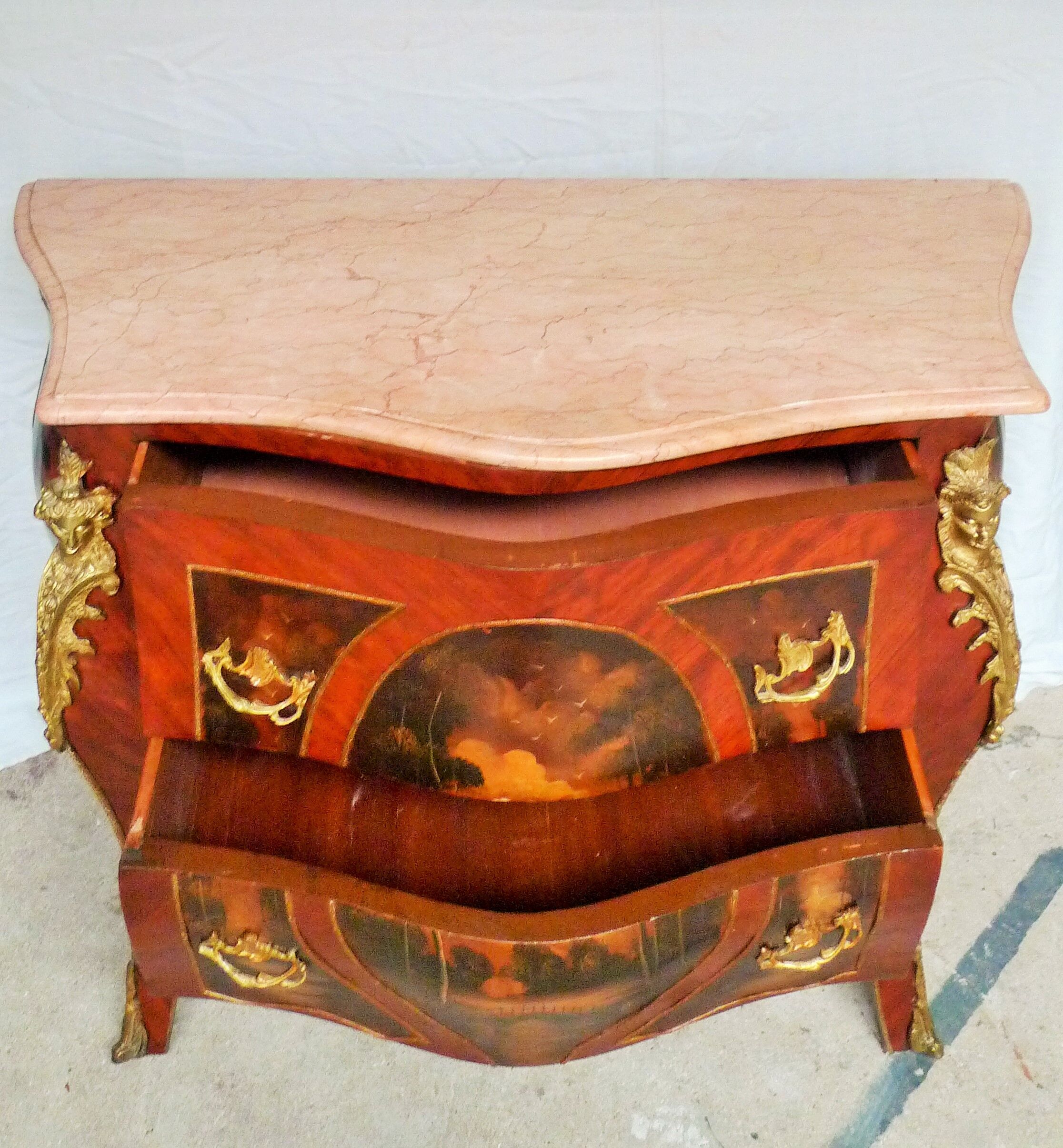 Louis XV-style baroque dresser