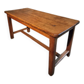 Vintage oak table with original varnished finish.