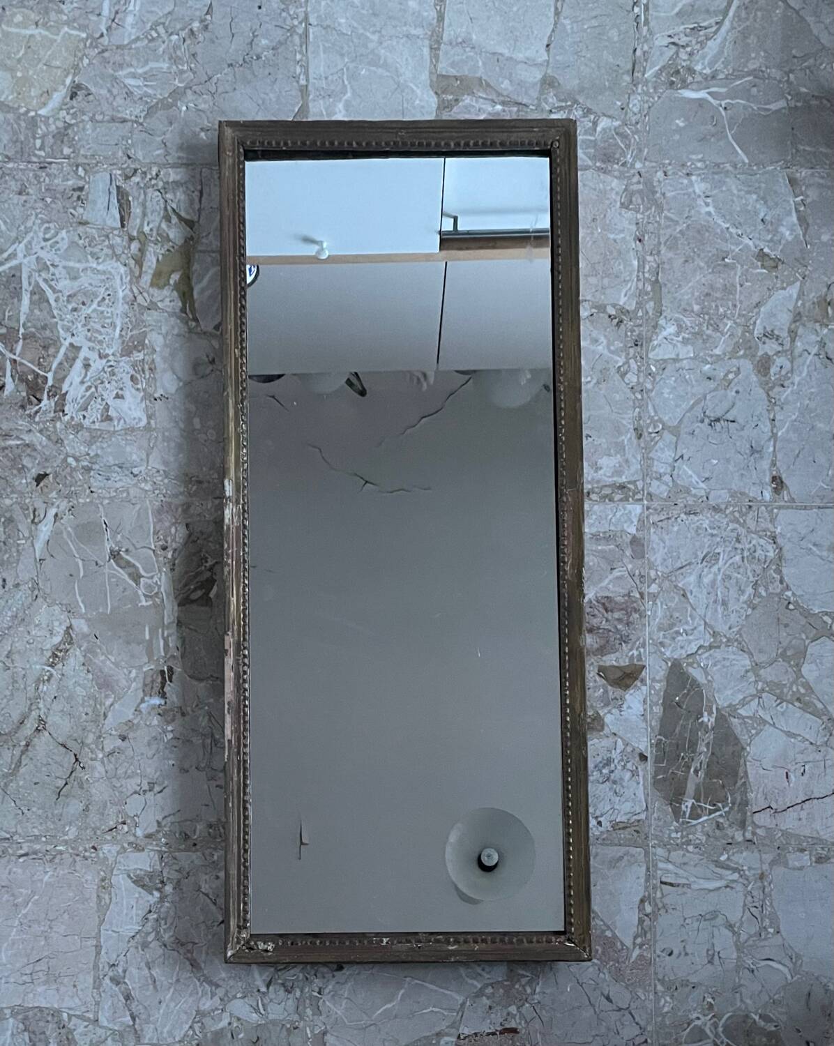Antique gold mirror 41x96cm