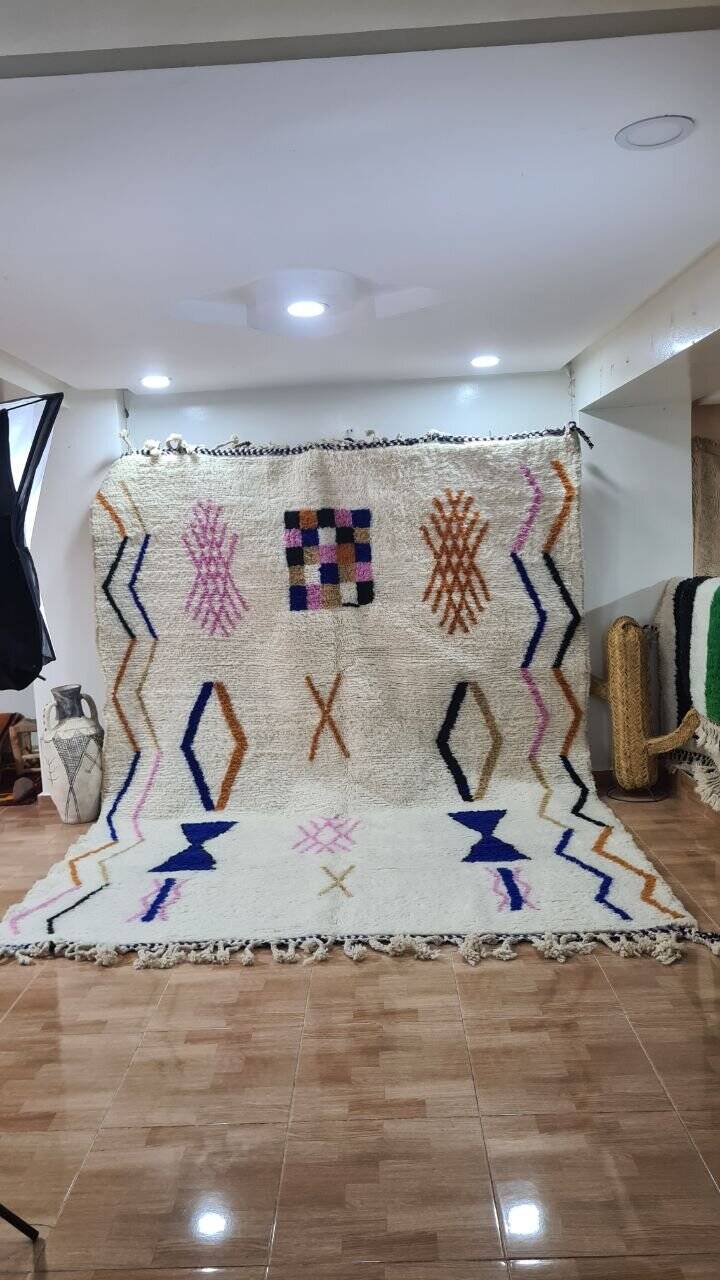 Handmade Berber wool rug 300X200 cm