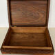 Carved wooden box