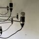 Lustre suspension Gino Sarfatti for Arteluce 30 lights model 2097 from the 1960s.