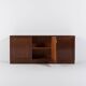 Buffet danois en acajou de style moderne du milieu du siècle, années 1960