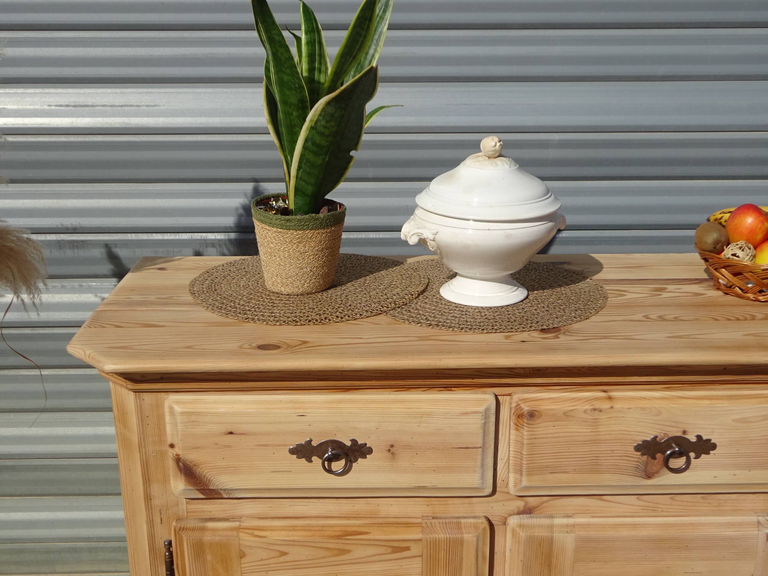 natural pine enfilade