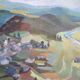 Landscape painting valley