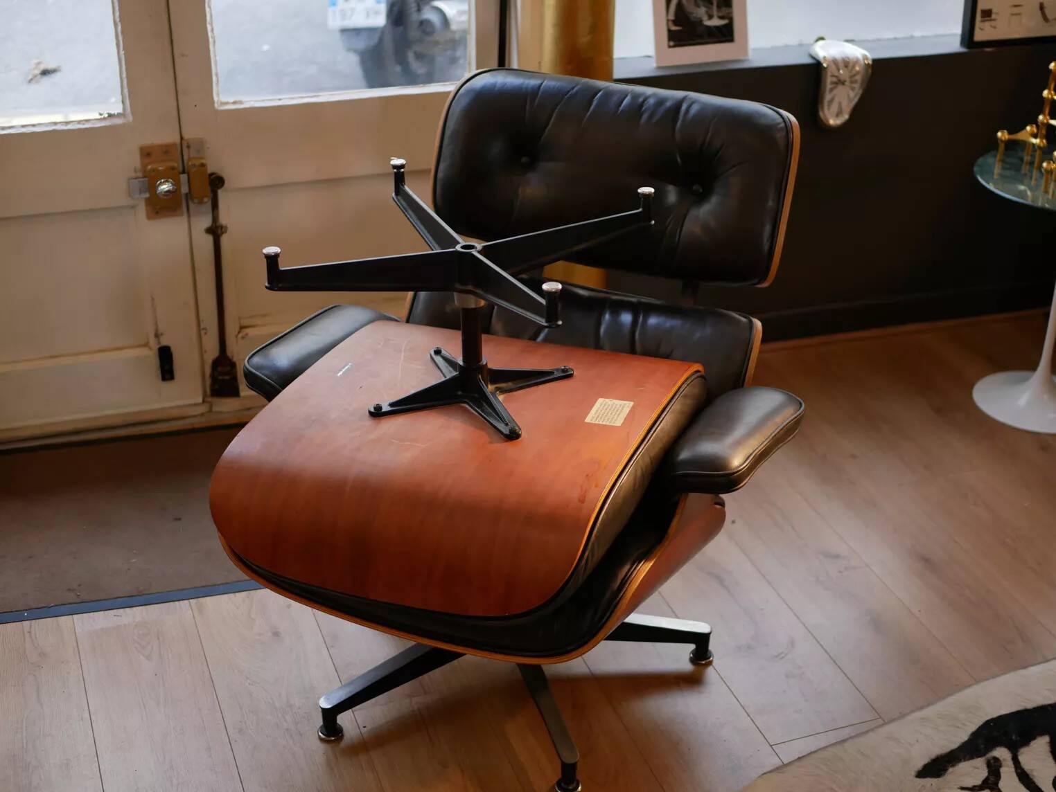 Herman Miller 1980 Lounge chair and ottoman by Charles & Ray Eames