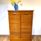 Double curtain folder