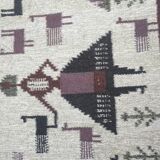 Swedish flat weave rug 1950