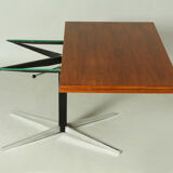 Adjustable Teak Table by J.M. Thomas for Wilhelm Renz, 1960s