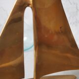 Brass sailboat