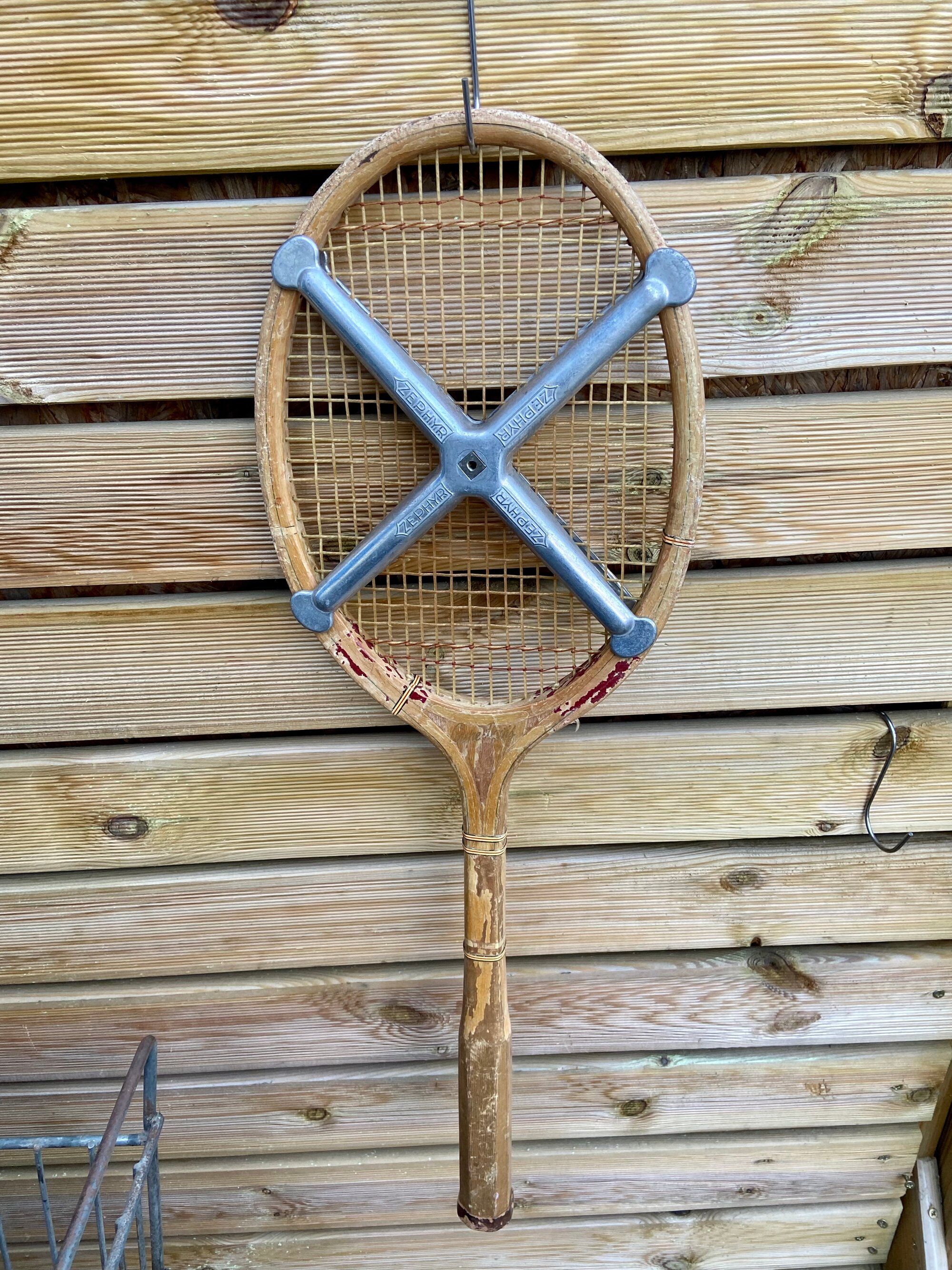Old tennis racket