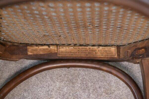 Pair of Art Nouveau bentwood chairs attributed to Koloman Moser for Jacob and Josef Kohn 1890/1910