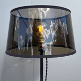 Brutalist floor lamp, chain, restored