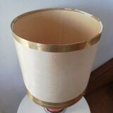 Lamp foot chrome vintage ceramic ball 60 70