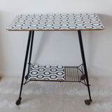 Vintage TV table restyled