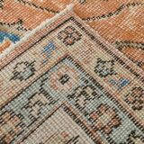 Tapis vintage turc rouge Brunt 7x10, 221x323 cm