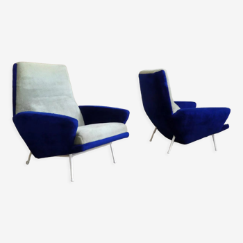 pair of armchairs by Guy Besnard, 1960