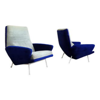 pair of armchairs by Guy Besnard, 1960