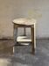 Vintage Rustic Wooden Side Table in Natural Wood Tones, Solid Wood, 1970s