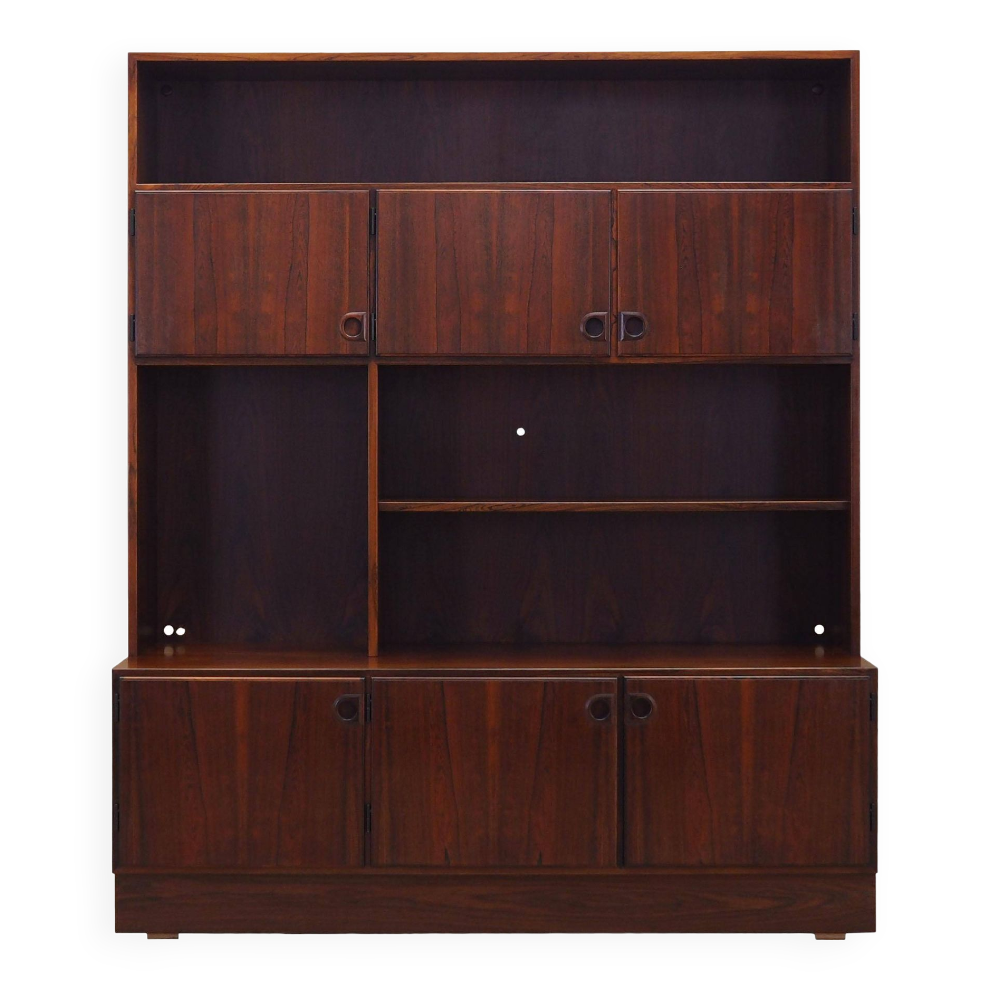 Bibliothèque en palissandre, design danois, années 1970, designer : Svend Langkilde